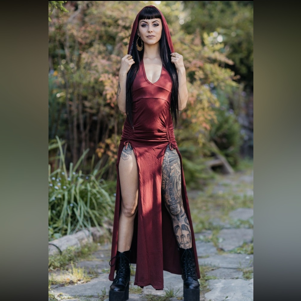 Noralina Freedom Designs Shan Priestess Hooded Dress